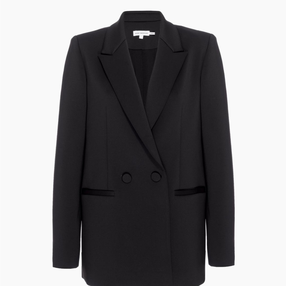 Good American Classic Black Blazer